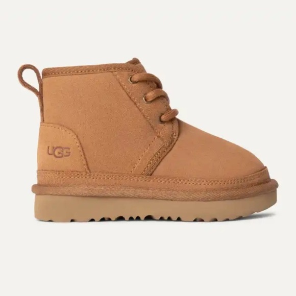 Ugg Unisex Toddlers Kids Neumel II Chestnut Boots Zipper Closure size 9 - Picture 1 of 10